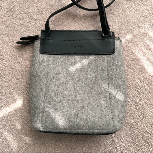 Graf Lantz X Eileen Fisher Wool and Leather Cross - Picture 5 of 12